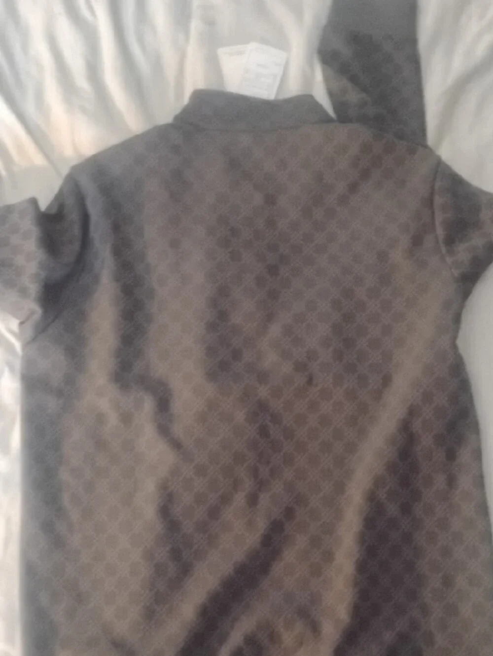 Men's Olive Quarter-Zip Sweater - Picture 7 of 10
